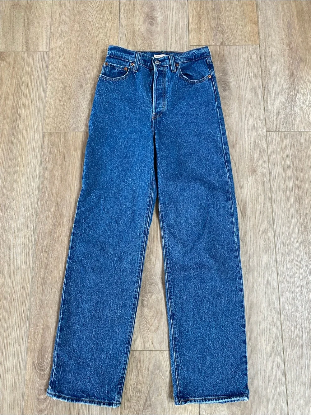 Levi's Ribcage Straight Ankle Jean - Jazz Pop Medium Wash